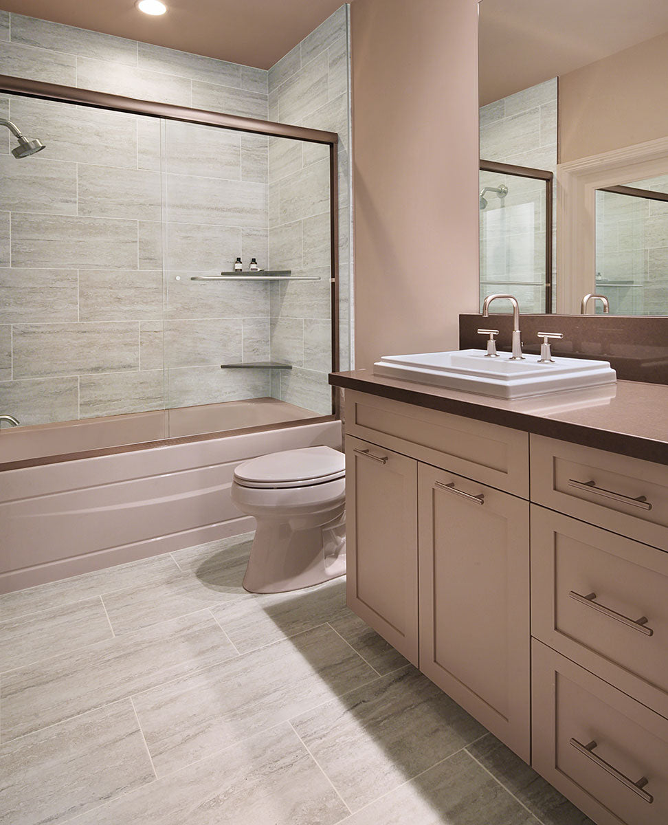 MSI Veneto White 2 x 2 Matte Porcelain mosaic (NVENEWHI2X2) – MSI room scene