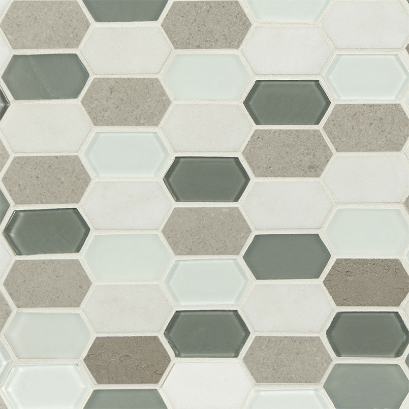 MSI Lascari Picket Glass mosaic (SMOT-SGLSPK-LAS8MM) – MSI product image