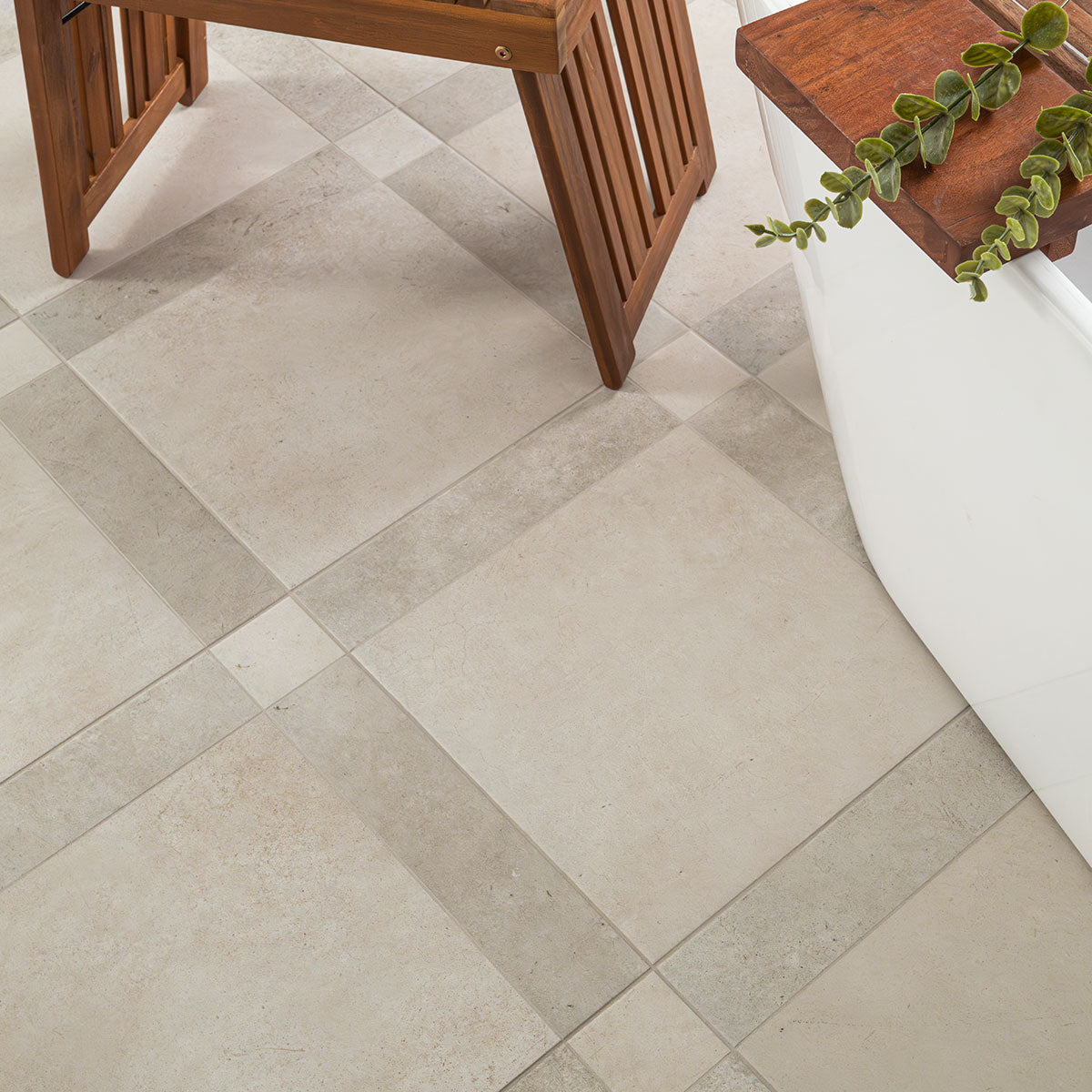 MSI Latte Blocchi 17 x 17 Matte Porcelain tile (NWGLATBLO1717) – MSI room scene