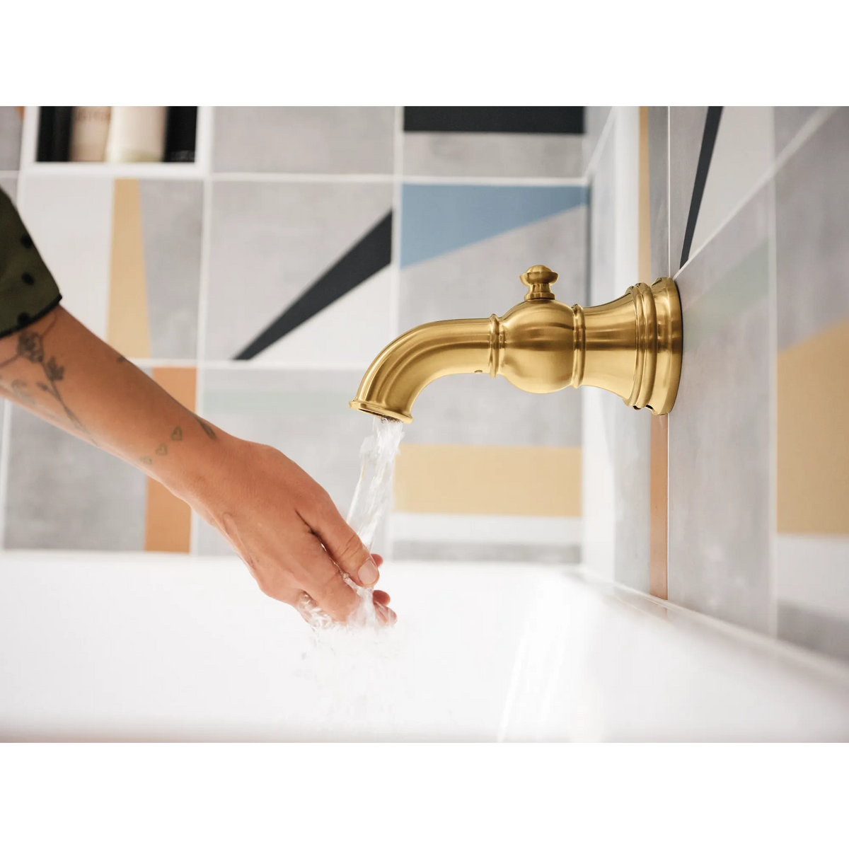 Moen Weymouth M-CORE 3-Series Tub/Shower UTS33103EP in Brushed Gold (UTS33103EPBG) - view 8