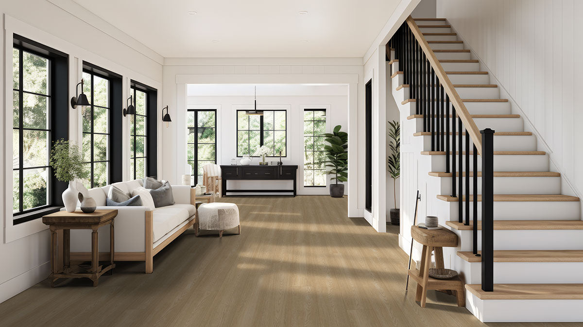 MSI Laurel Linen Loggia luxury vinyl plank 9 x 48 (VTRLINLOG9X48-5MM-20MIL)