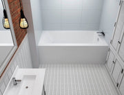 Oceania Loft 6631 Bathtub 66" x 31" x 22" - Alcove, Corner or Back-to-Wall