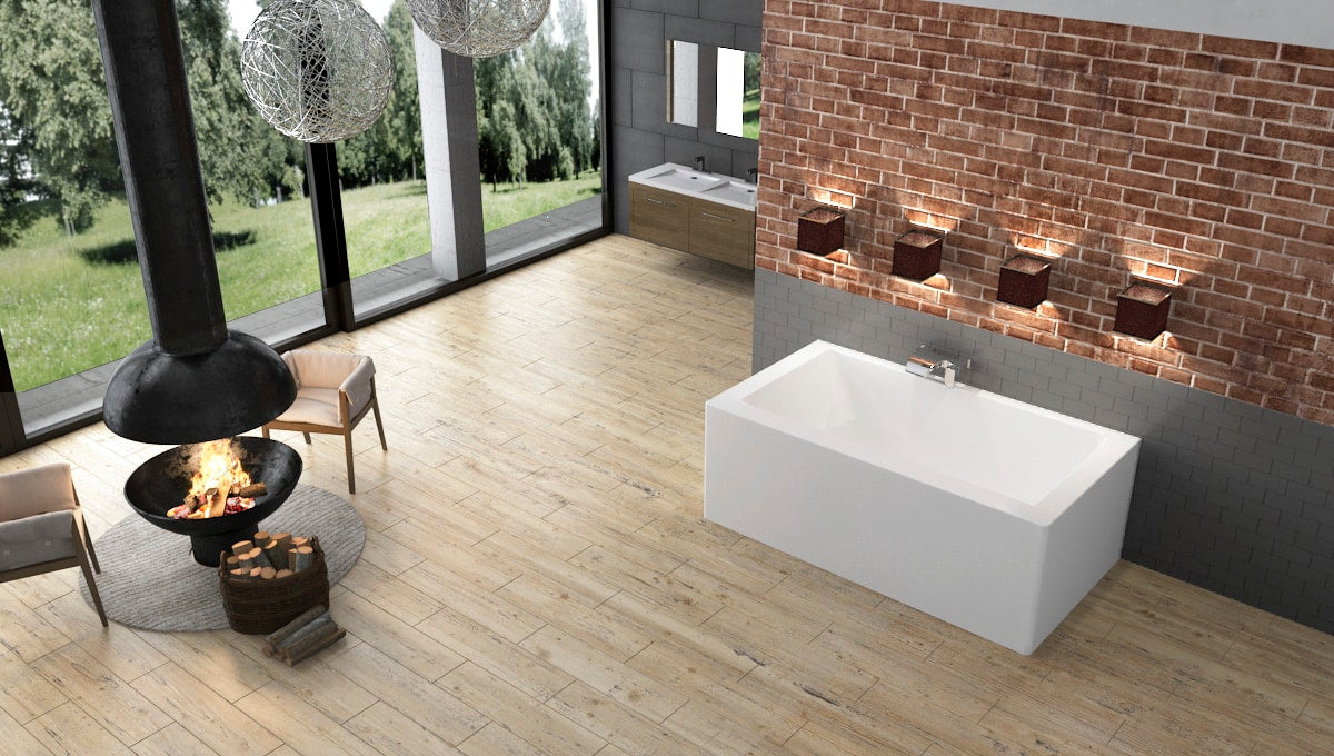 Oceania Loft 6631 Bathtub 66" x 31" x 22" - Alcove, Corner or Back-to-Wall