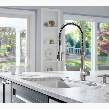 Kohler Transitional design soap/lotion dispenser K-1893-C-SN - Plumbing Market