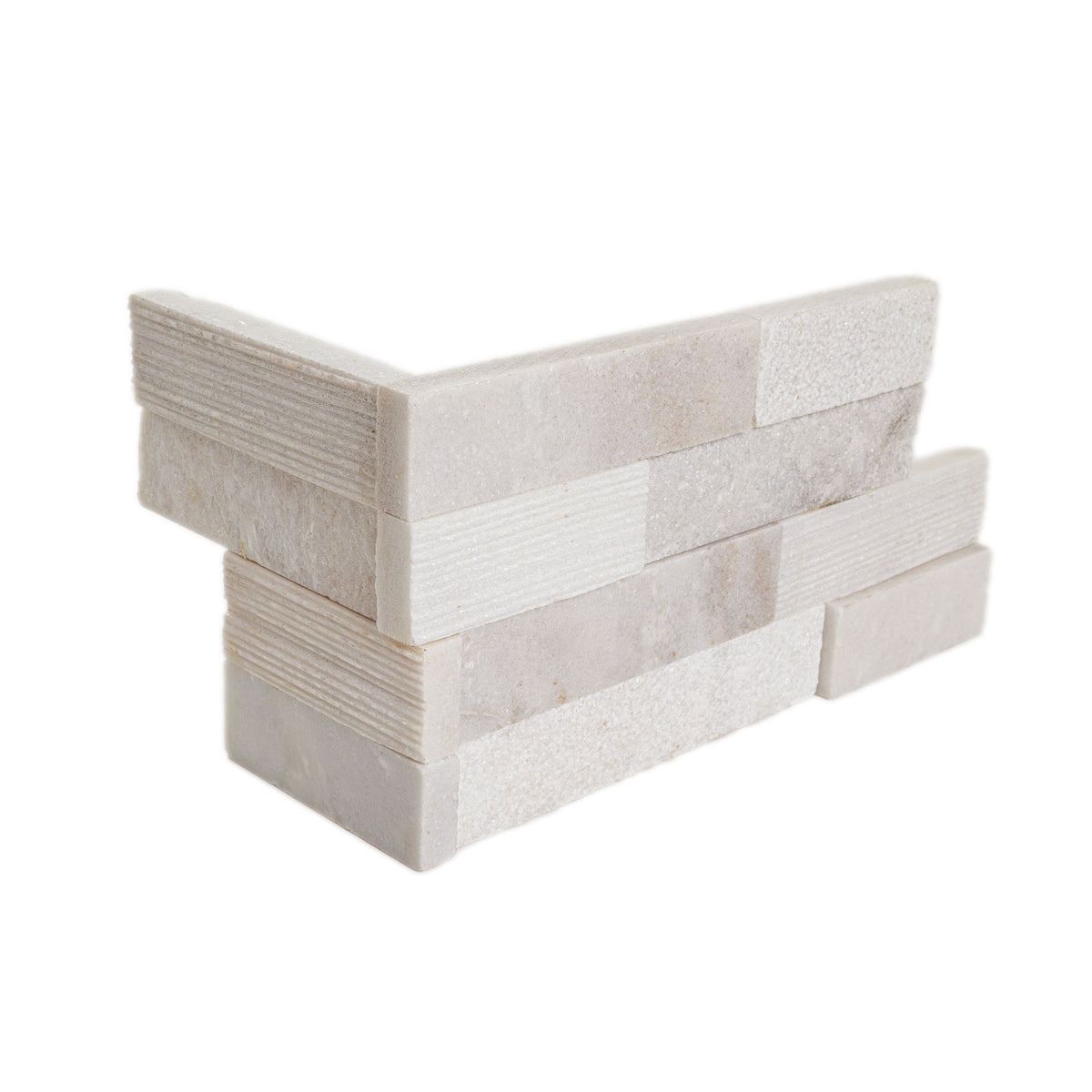 MSI Arctic White Multi Finish stacked stone 6 x 18 (LPNLMARCWHI618COR-MULTI)
