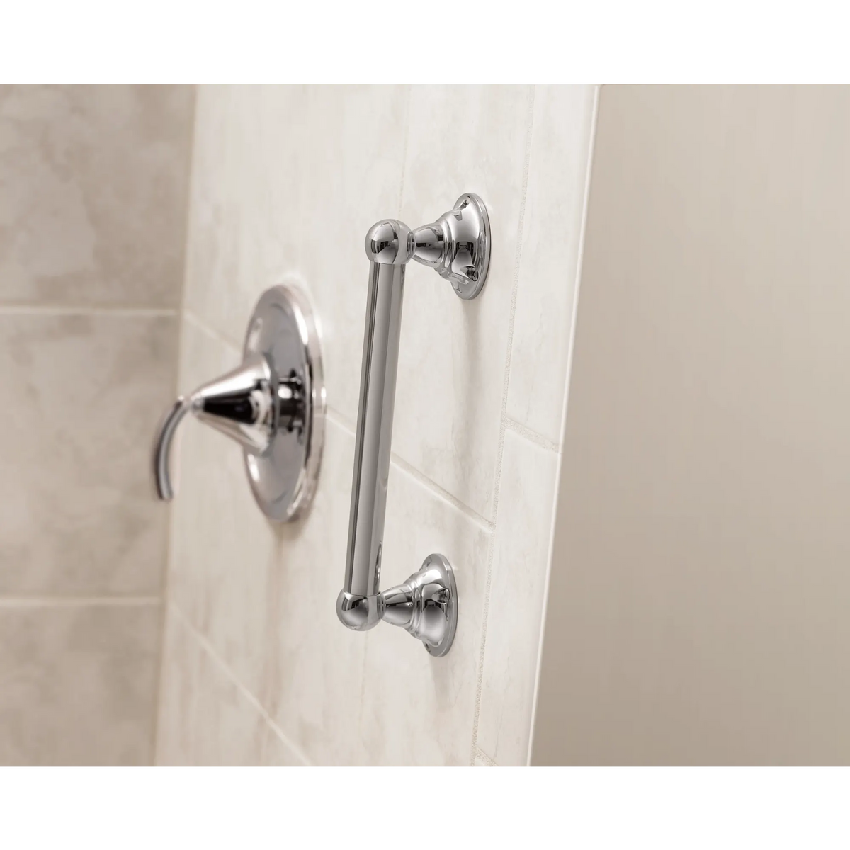 Moen Home Care 9" Designer Bathroom Hand Grip LR2250D in Chrome (LR2250DCH) - view 3