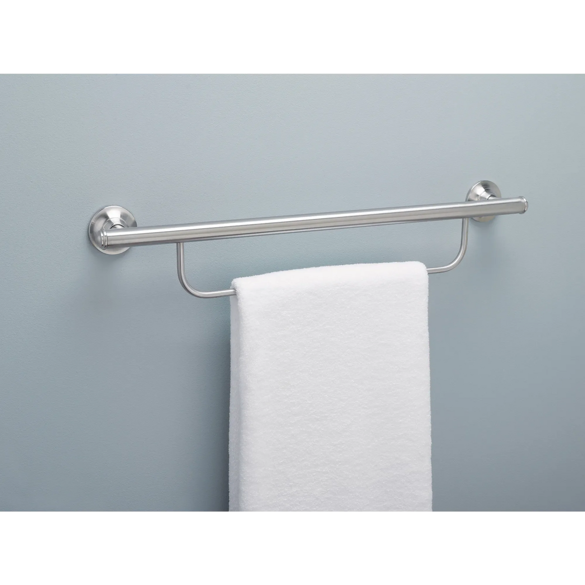 Moen Home Care 24" Grab Bar With Towel Bar LR2350D in Brushed Nickel (LR2350DBN) - view 3