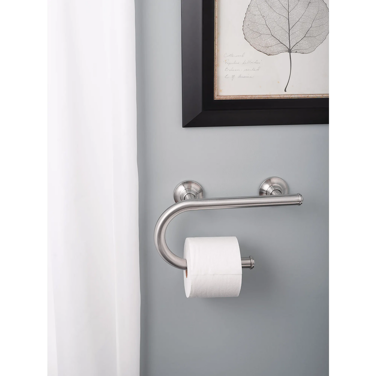 Moen 8" Grab Bar With Accessories LR2352D in Brushed Nickel (LR2352DBN) - view 2