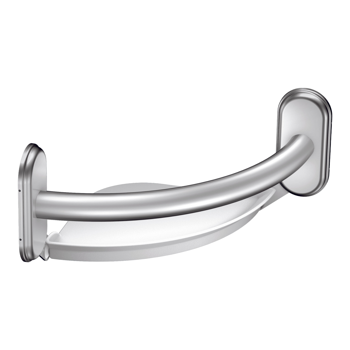 Moen 9" Grab Bar With Corner Shelf LR2354D in Chrome (LR2354DCH)