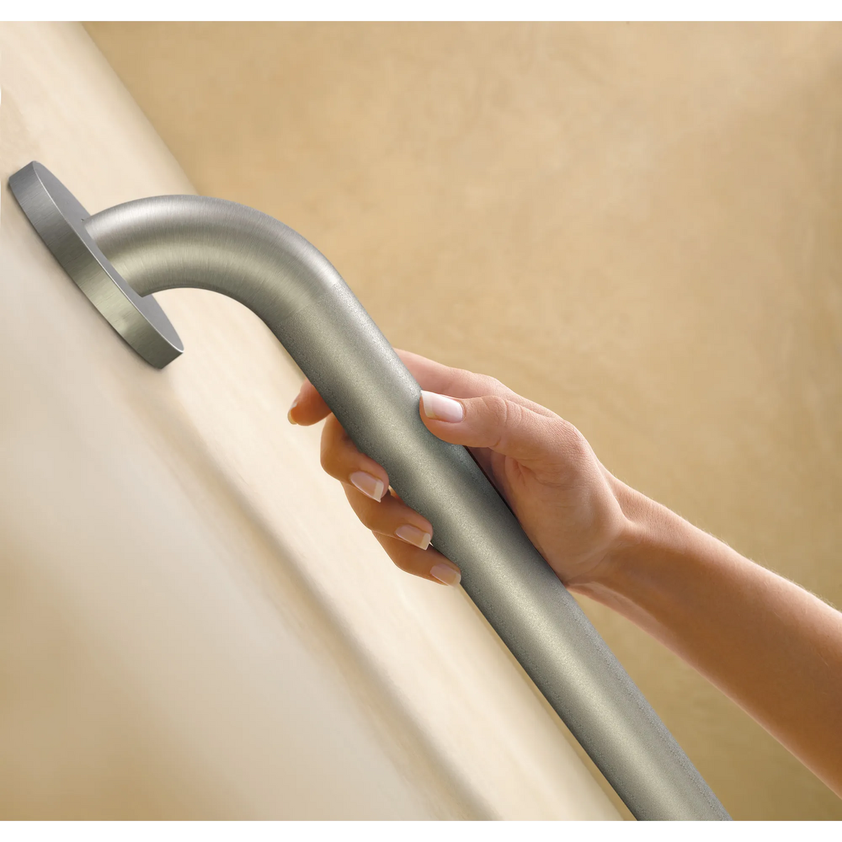 Moen 18" Concealed Screw Grab Bar R8718 in Polished Stainless (R8718PS) - view 2