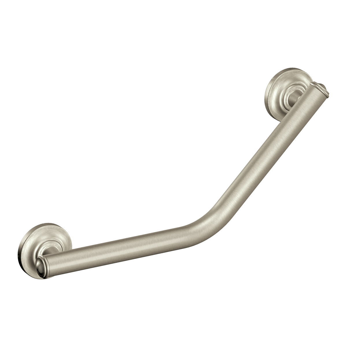 Moen 16" Angled Grab Bar LRA8716D1G in Brushed Nickel (LRA8716D1GBN)