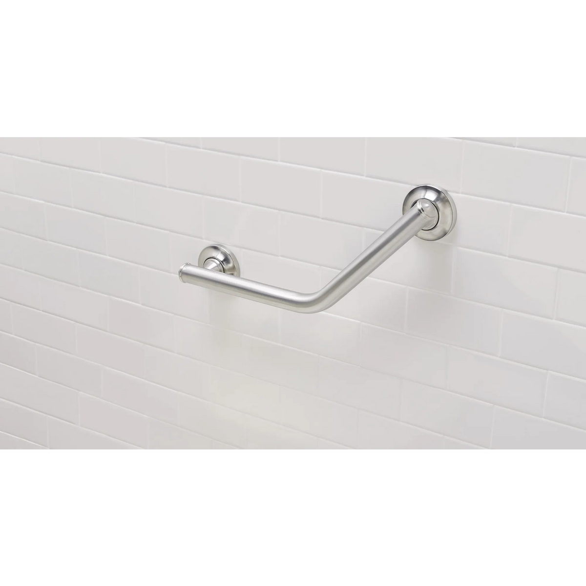 Moen Home Care 16" Angled Grab Bar RA8716D1G in Brushed Nickel (RA8716D1GBN) - view 4
