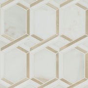 MSI Luxor Royal Link Gold Pattern Stone Metal Blend mosaic (SMOT-SMTL-LUXROYLGOL8MM) – MSI product image