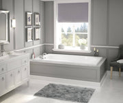 Talisman 71 x 42 Acrylic Drop-in End Drain Bathtub in White - Plumbing Market