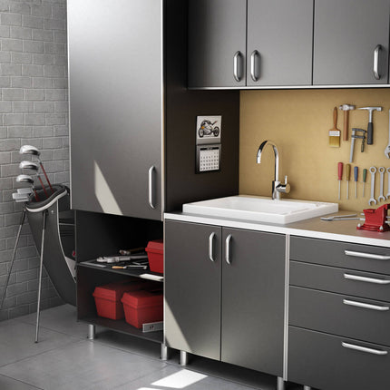 Maax Evia 25 x 22 Acrylic Single Bowl Sink in White 100898-000-001-000 - Plumbing Market