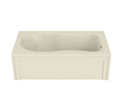 Topaz 6036 Acrylic Alcove End Drain Bathtub in Bone - Plumbing Market