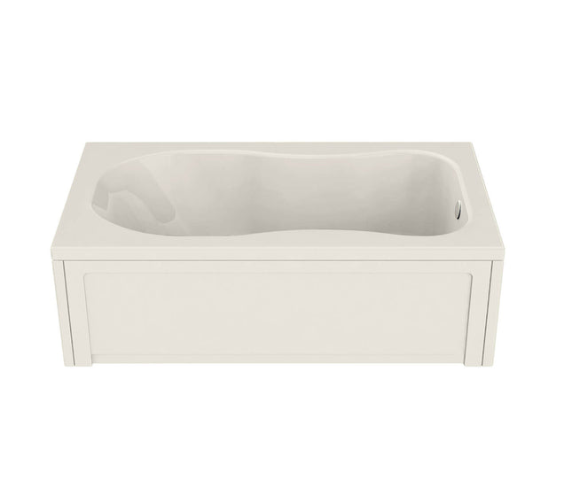 Topaz 6036 Acrylic Alcove End Drain Bathtub in Biscuit - Plumbing Market