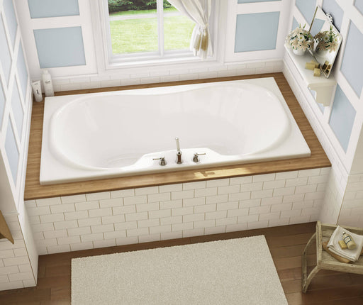 Cambridge 72 x 36 Acrylic Drop-in Center Drain Bathtub in White - Plumbing Market