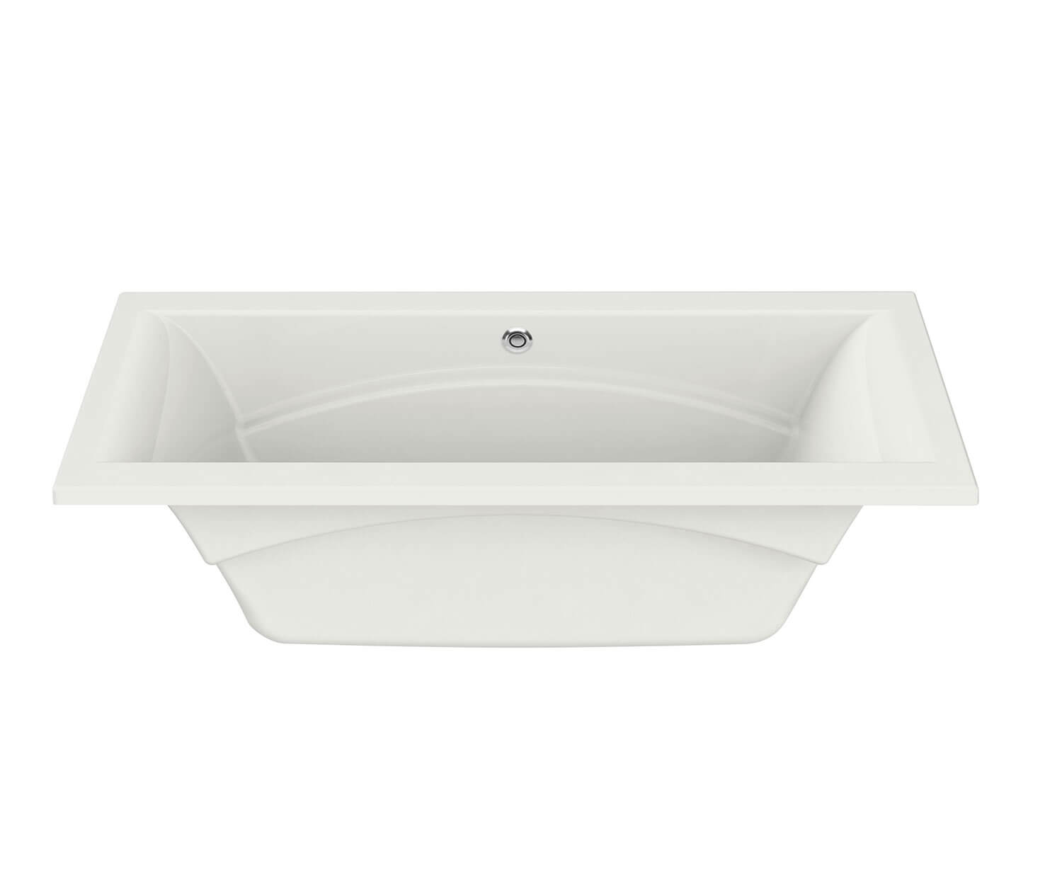 Optik 7236 Acrylic Undermount Center Drain Bathtub in White - Plumbing Market