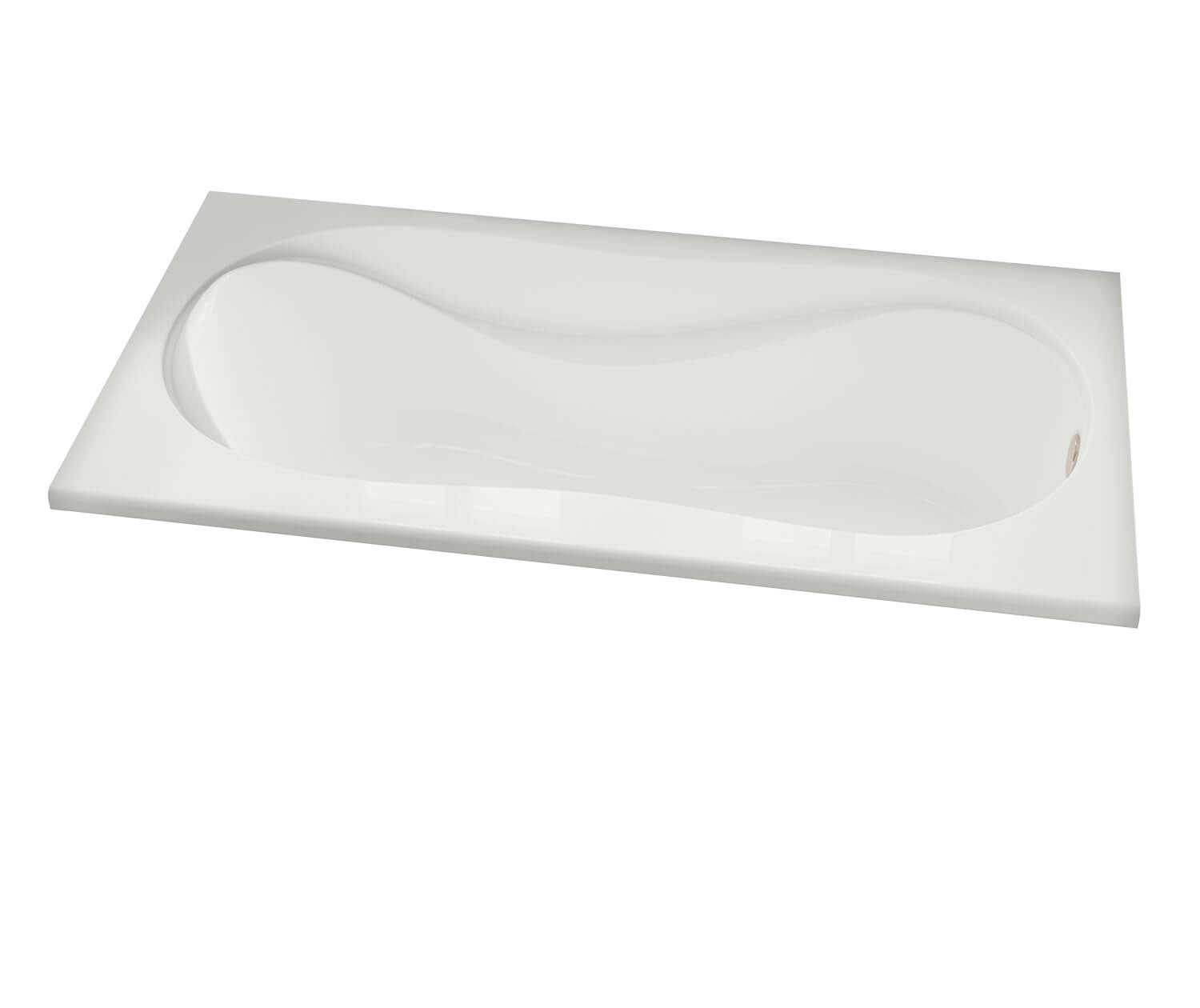 Cocoon 6032 Acrylic Drop-in End Drain Bathtub in White - Plumbing Market