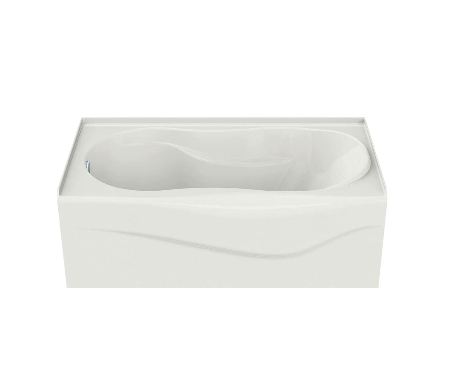 Vichy 6032 Acrylic Alcove Left-Hand Drain Bathtub in White - Plumbing Market