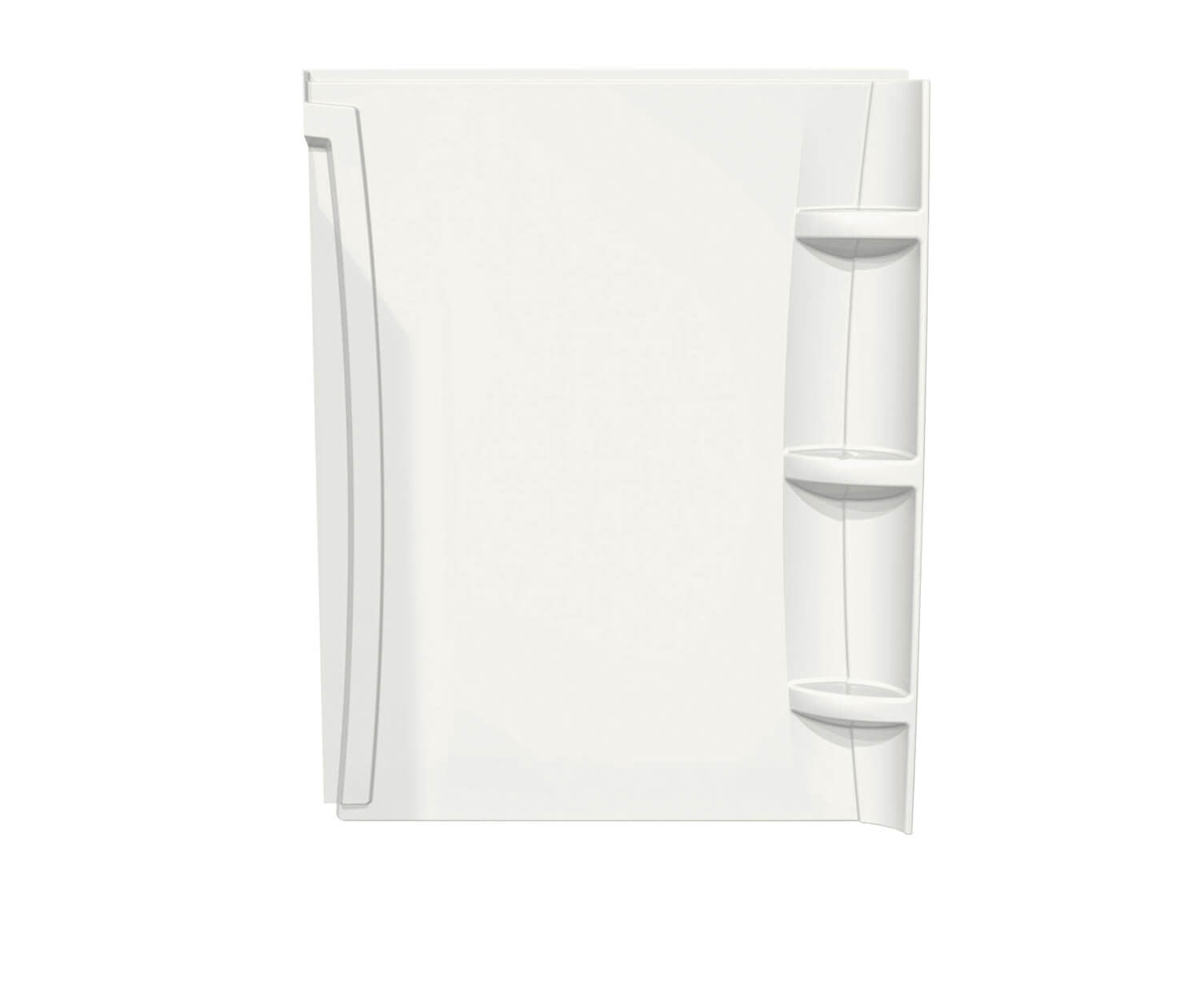 48 x 72 in. Acrylic Direct-to-Stud Back Wall in White - Plumbing Market