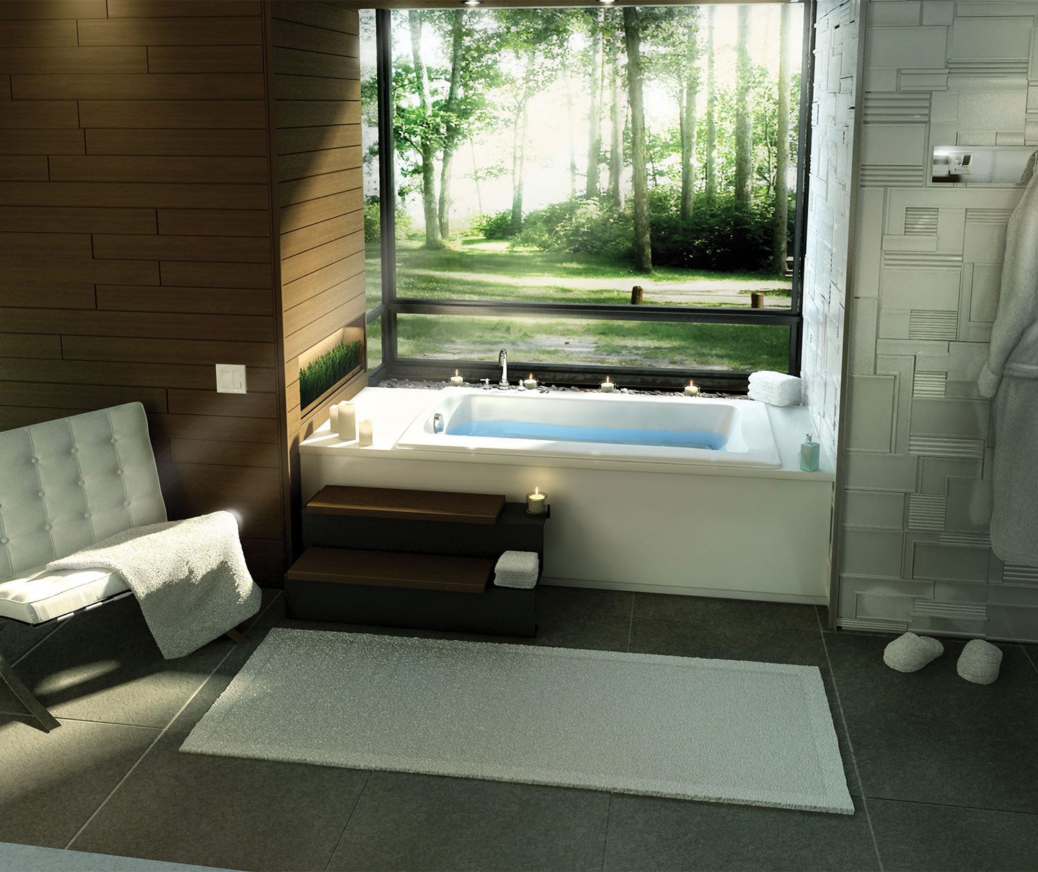 Release 6032 Acrylic Drop-in End Drain Bathtub in White - Plumbing Market