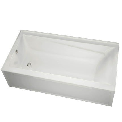 New Town 6030 IFS Acrylic Alcove Left-Hand Drain Bathtub in White - Plumbing Market