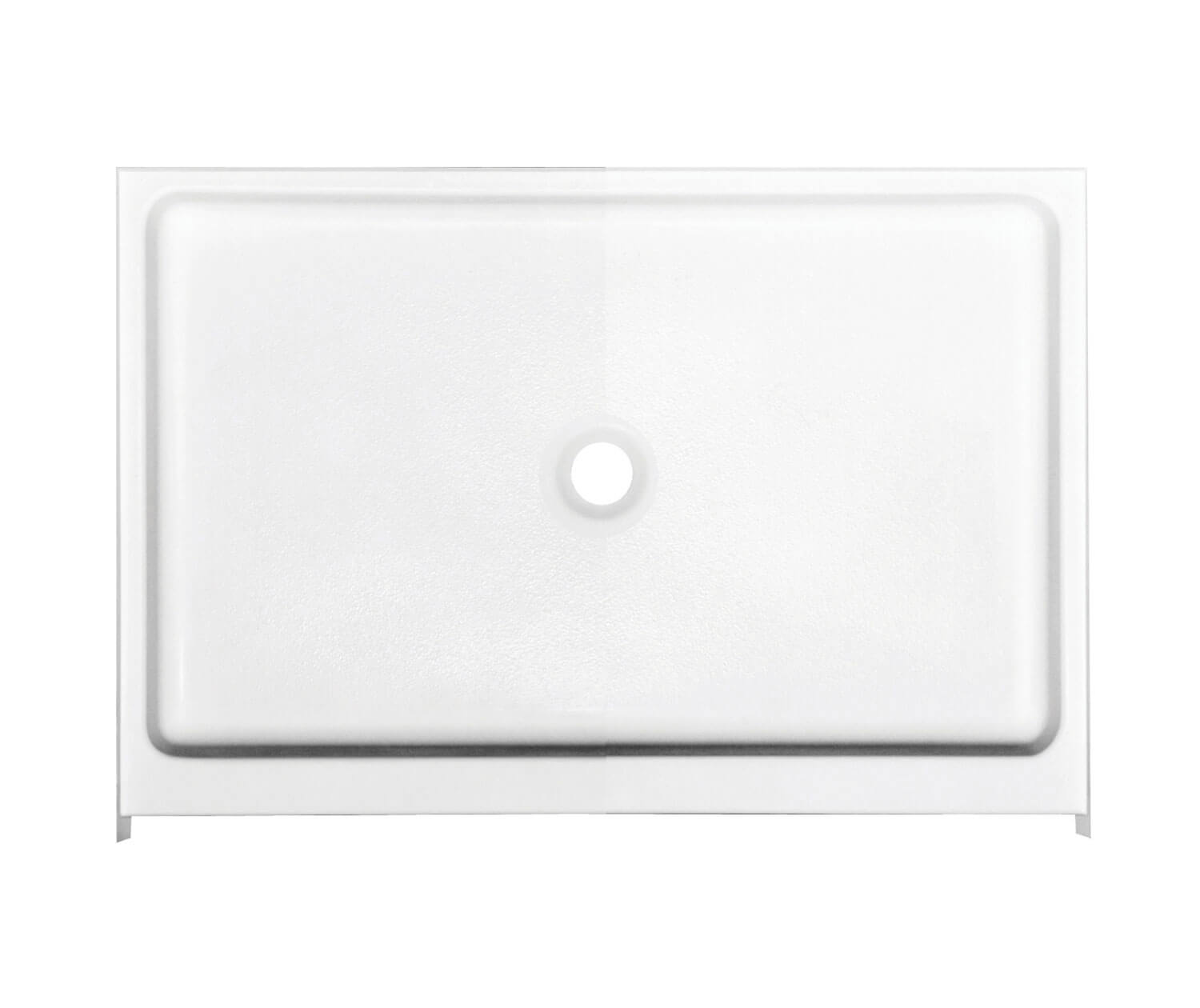 Finesse Base 42 x 32 AcrylX Alcove Shower Base with Center Drain in White - Plumbing Market