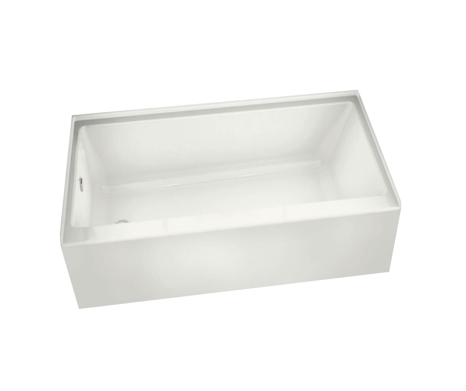 Rubix 6632 Acrylic Alcove Left-Hand Drain Bathtub in White - Plumbing Market