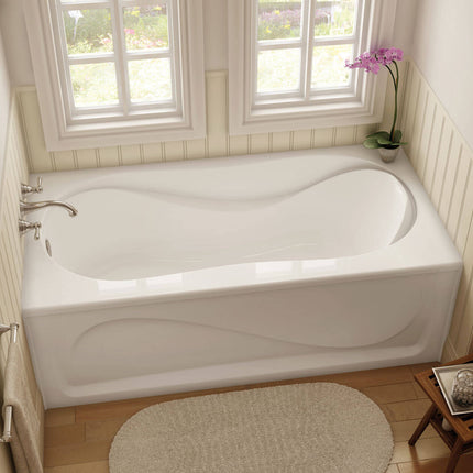Cocoon 6030 IFS Acrylic Alcove Left-Hand Drain Bathtub in White - Plumbing Market