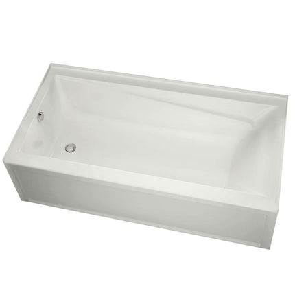 Exhibit 6036 IFS AFR Acrylic Alcove Left-Hand Drain Bathtub in White - Plumbing Market