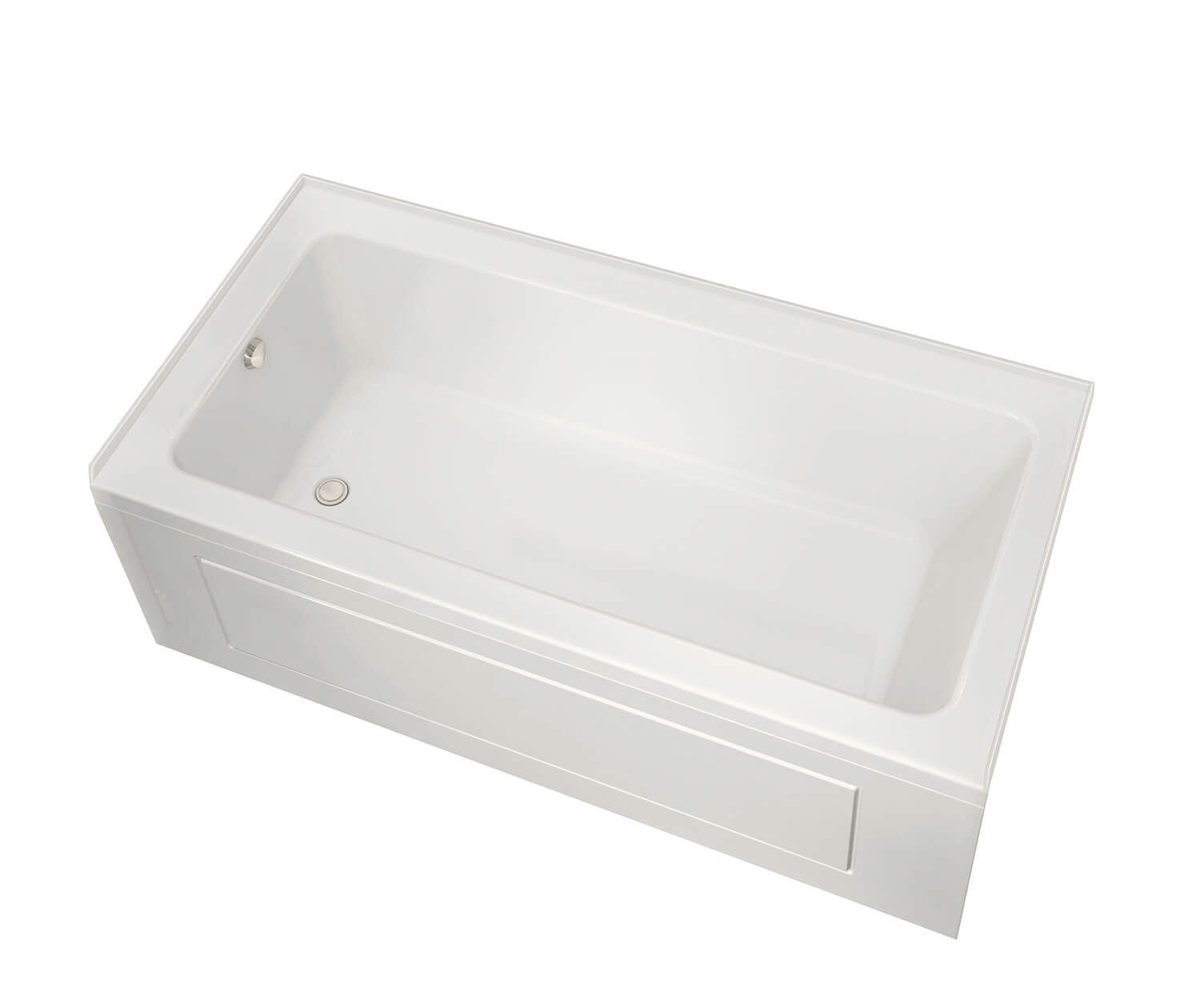 Pose 6636 IF Acrylic Alcove Left-Hand Drain Bathtub in White - Plumbing Market