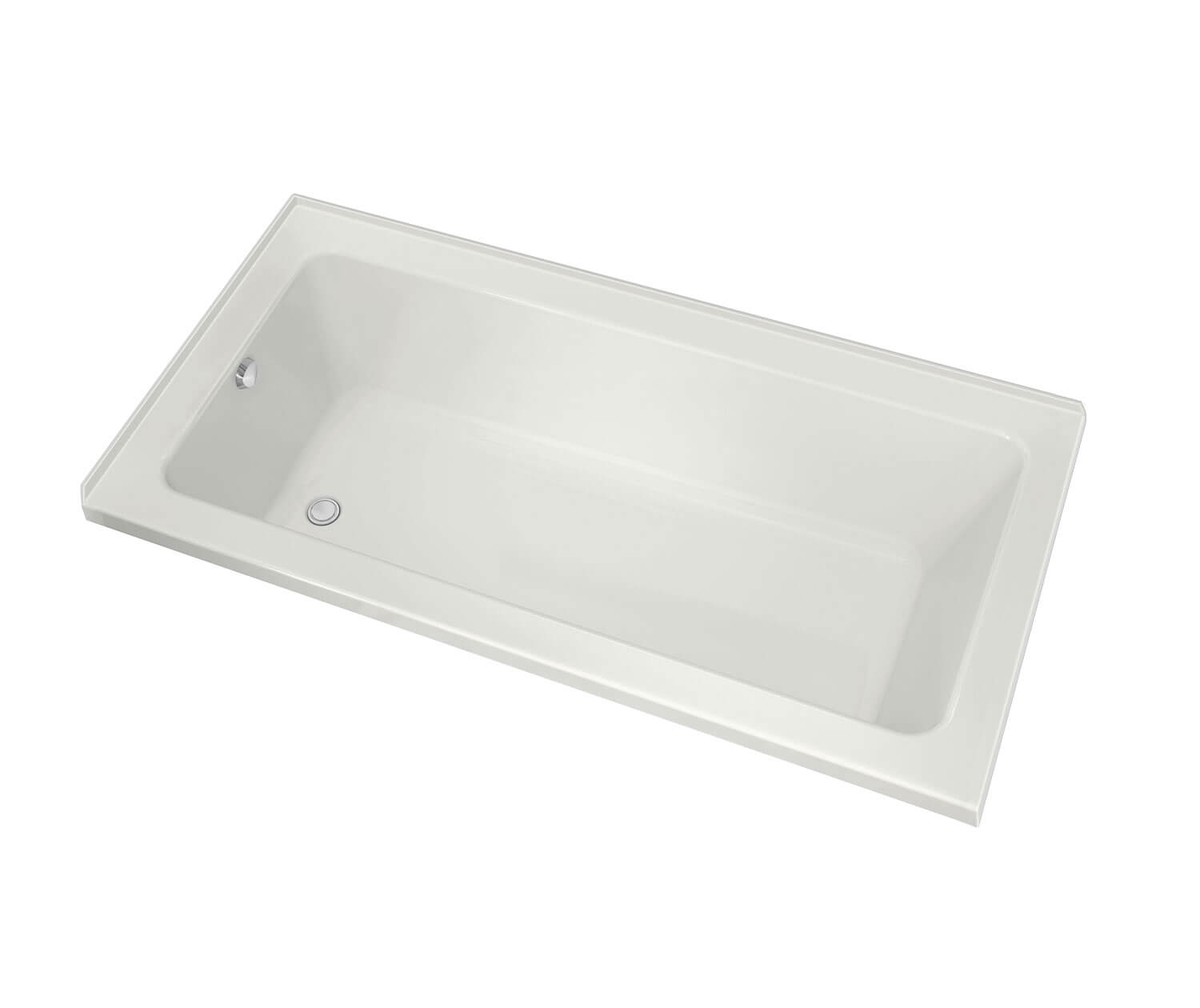 Pose 6636 IF Acrylic Corner Left Left-Hand Drain Bathtub in White - Plumbing Market