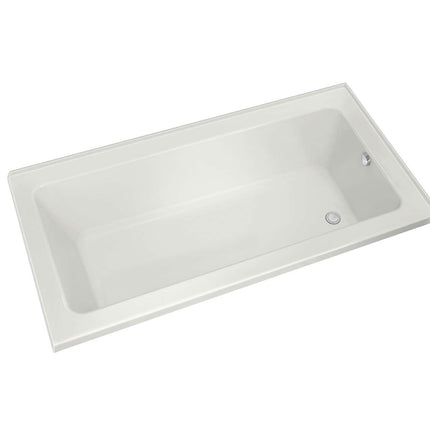Pose 6636 IF Acrylic Corner Right Left-Hand Drain Bathtub in White - Plumbing Market