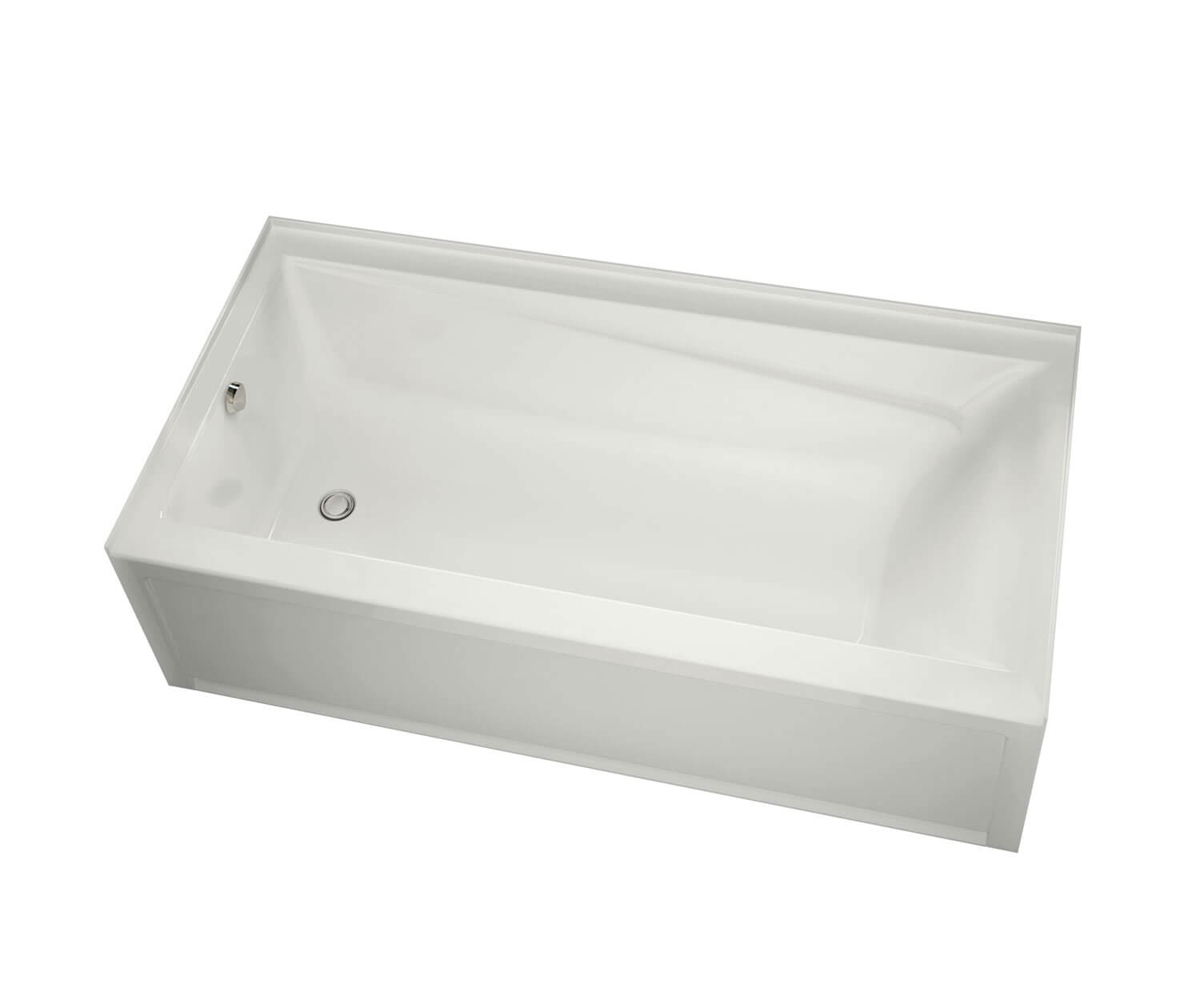 Exhibit 6632 IFS Acrylic Alcove Left-Hand Drain Bathtub in White - Plumbing Market