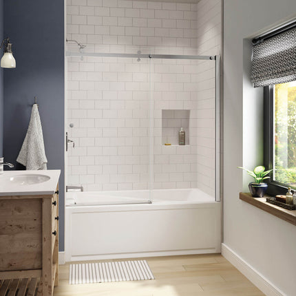 Exhibit 6632 IFS Acrylic Alcove Left-Hand Drain Bathtub in White - Plumbing Market