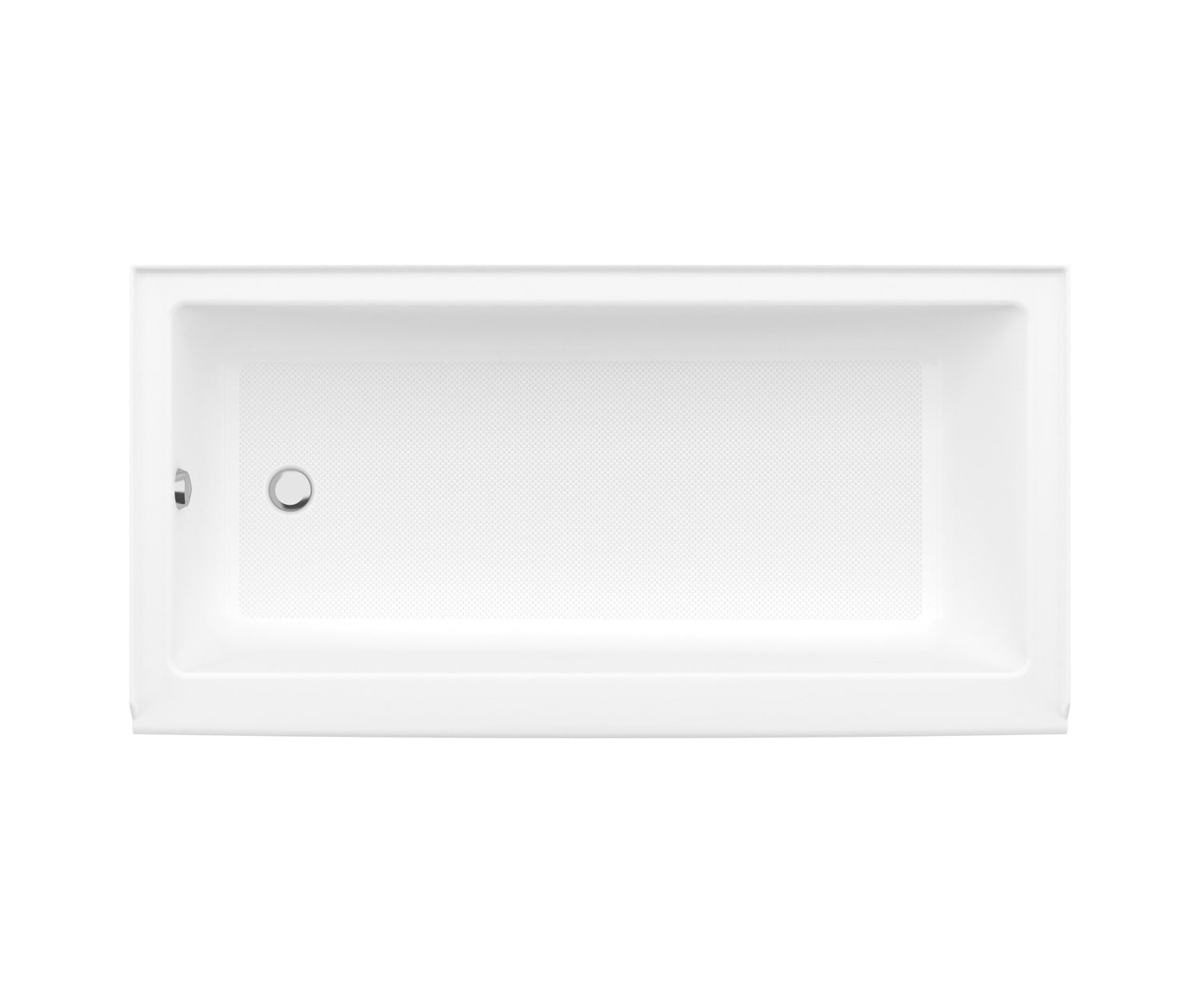 Rubix Access 6030 Acrylic Alcove Left-Hand Drain Bathtub in White - Plumbing Market