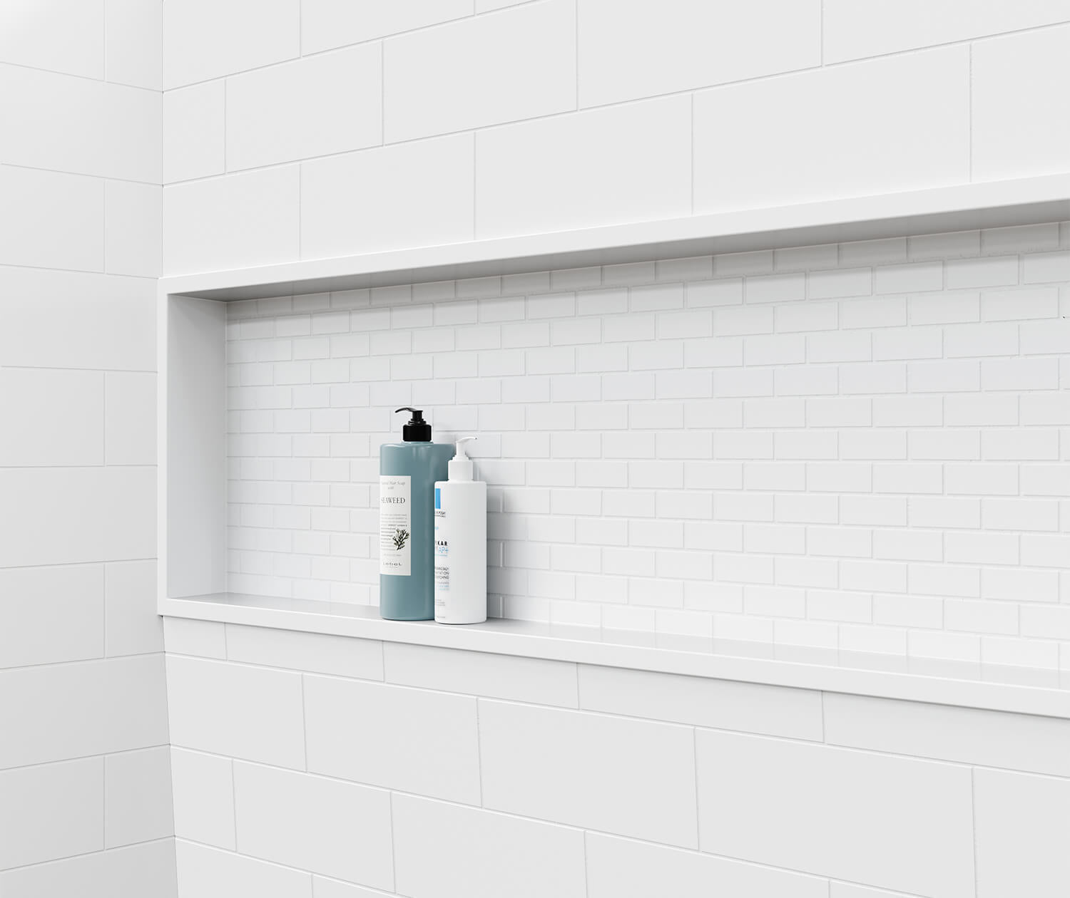 NexTile 6030 Direct-to-Stud Four-Piece Alcove Tub Wall Kit in White - Plumbing Market