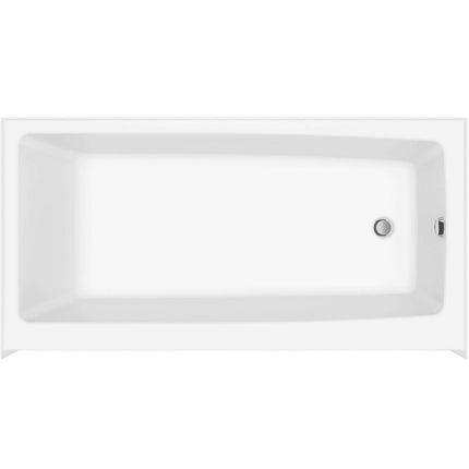 Nomad 6030 AFR AcrylX Alcove Left-Hand Drain Bathtub in White - Plumbing Market