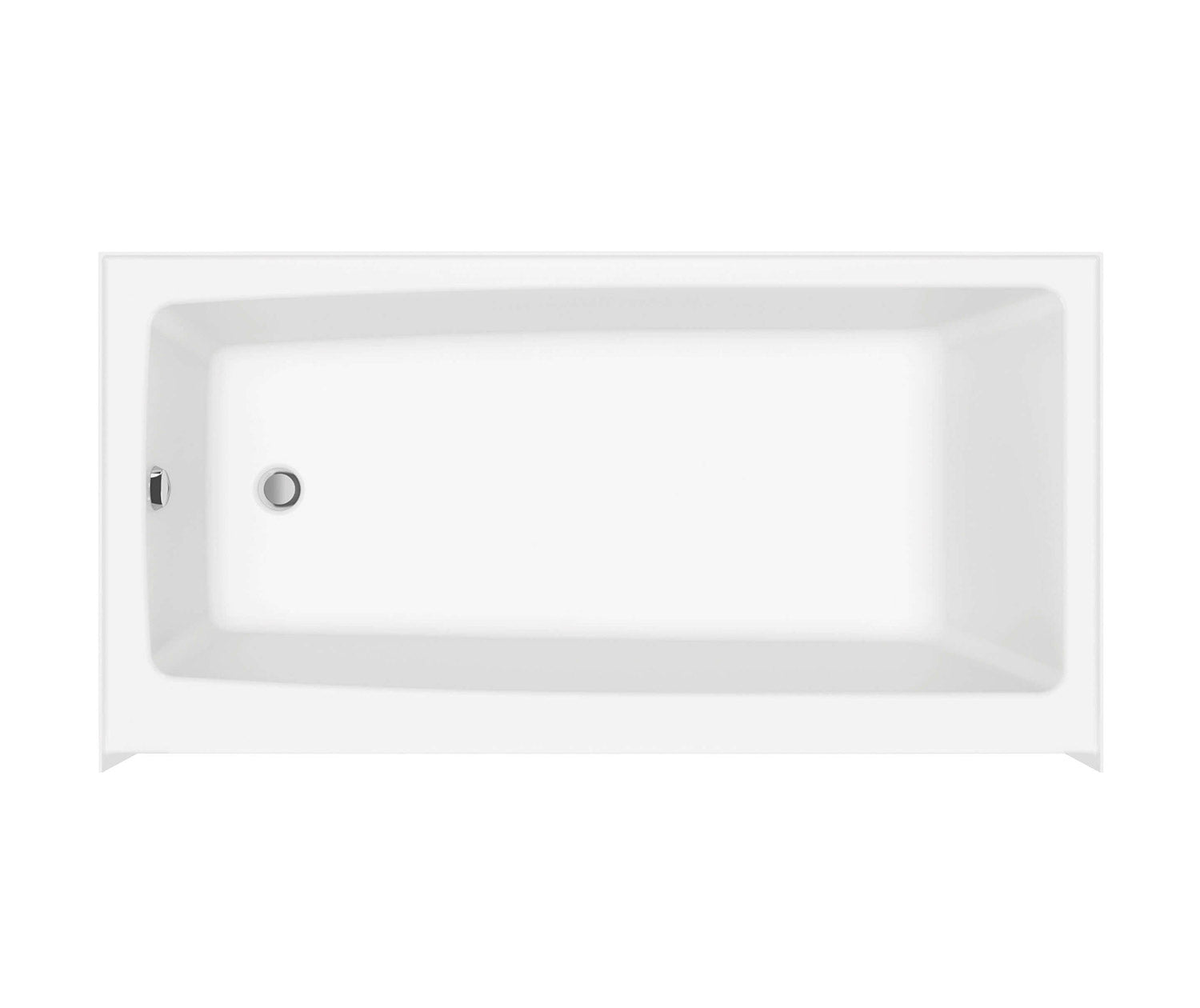 Nomad 6030 AcrylX Alcove Left-Hand Drain Bathtub in White - Plumbing Market
