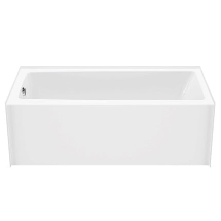 MAAX Mackenzie 6030 AFR AcrylX Alcove Left-Hand Drain Bathtub in White Maax