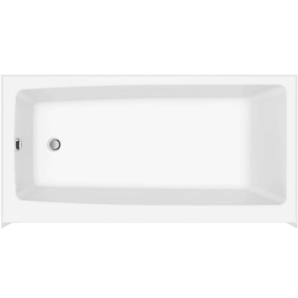 MAAX Mackenzie 6030 AFR AcrylX Alcove Left-Hand Drain Bathtub in White Maax
