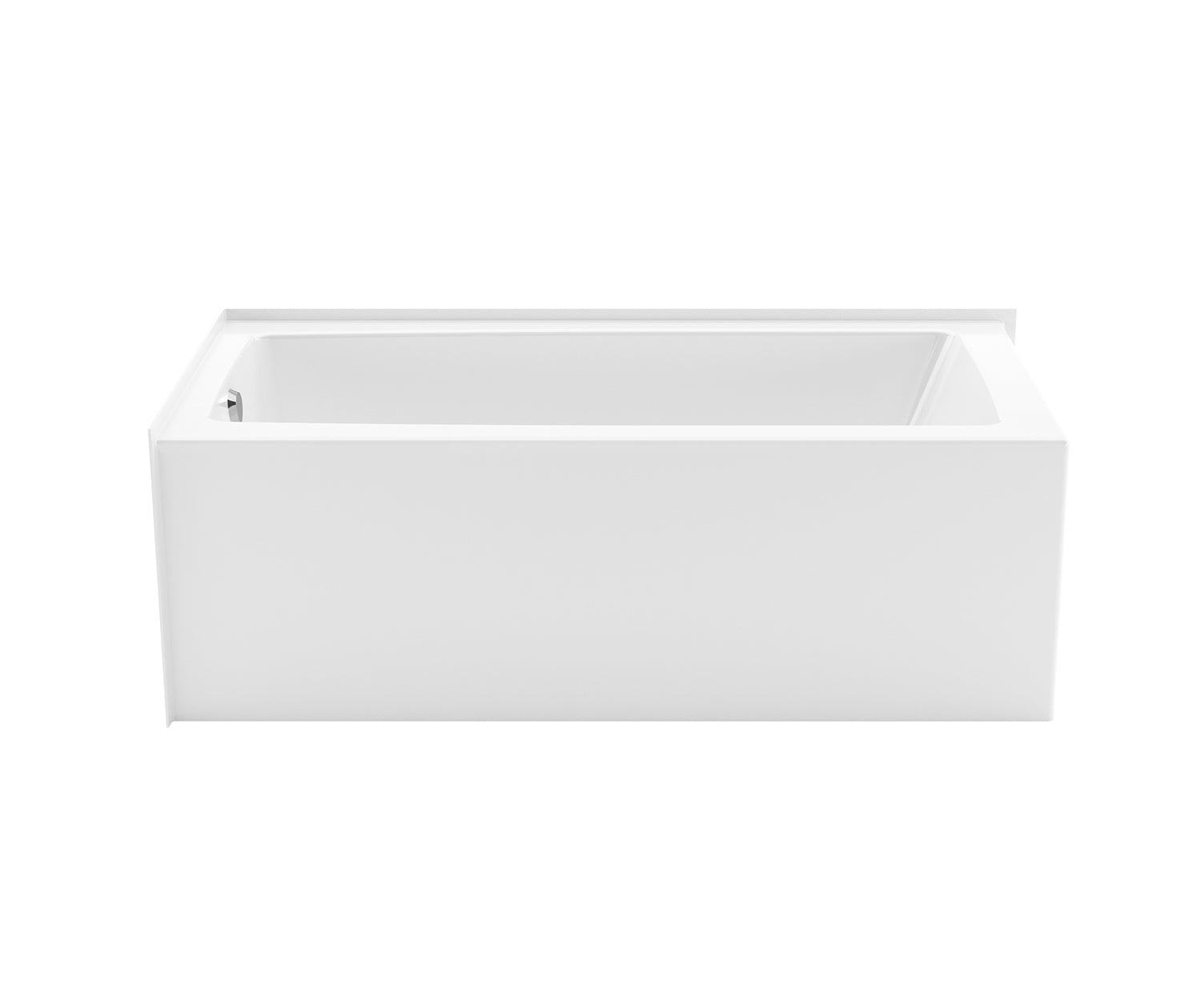 Mackenzie Corner 6030 AcrylX Corner Left-Hand Drain Bathtub in White - Plumbing Market