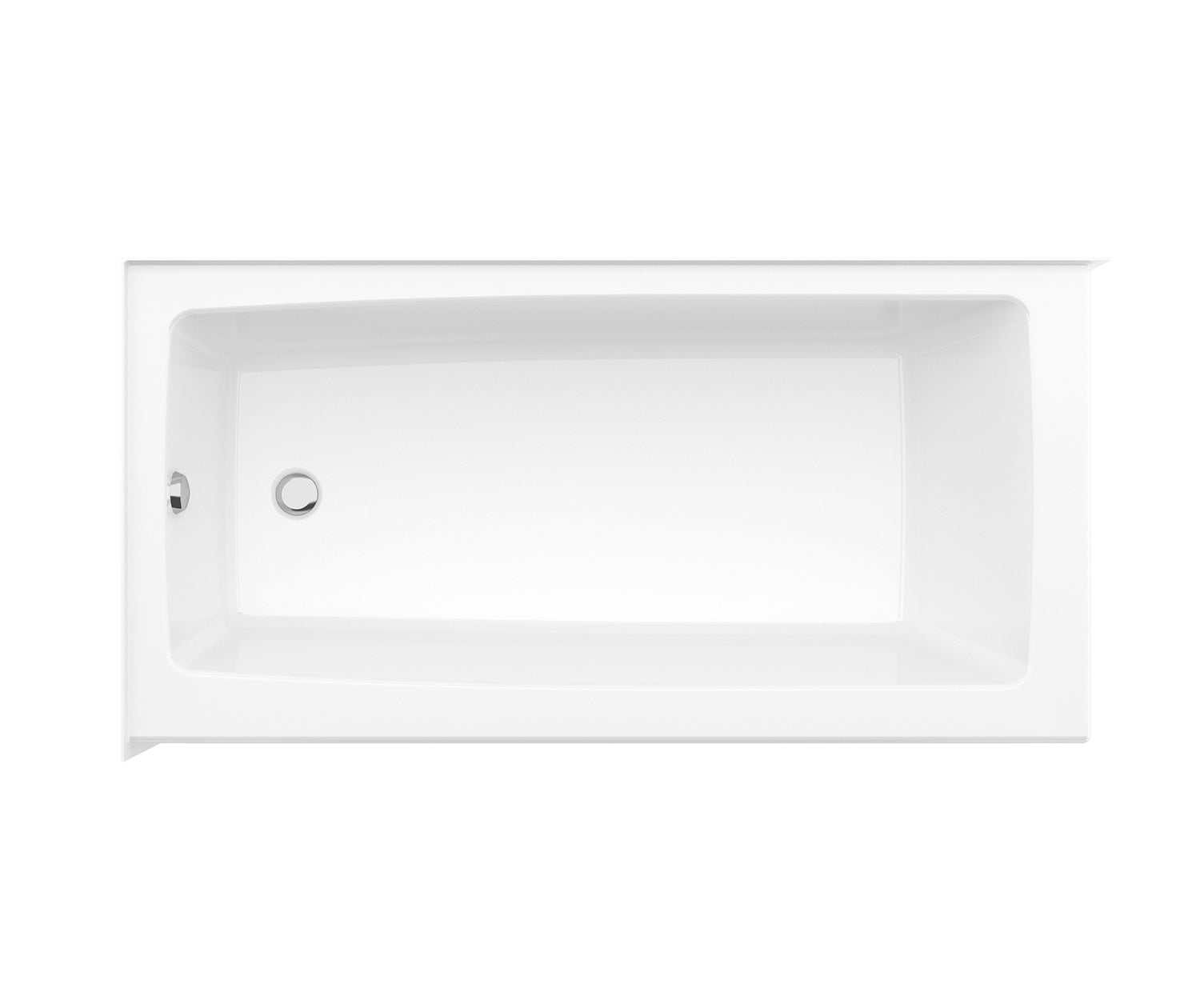 Mackenzie Corner 6030 AcrylX Corner Left-Hand Drain Bathtub in White - Plumbing Market