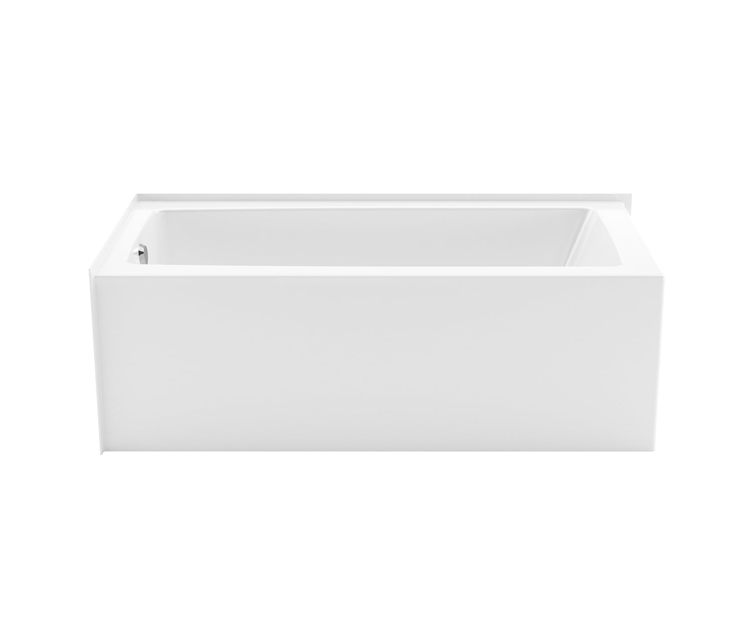 Mackenzie Corner 6030 AFR AcrylX Corner Left-Hand Drain Bathtub in White - Plumbing Market