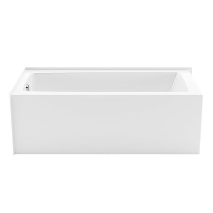 Mackenzie Corner 6032 AcrylX Corner Left-Hand Drain Bathtub in White - Plumbing Market