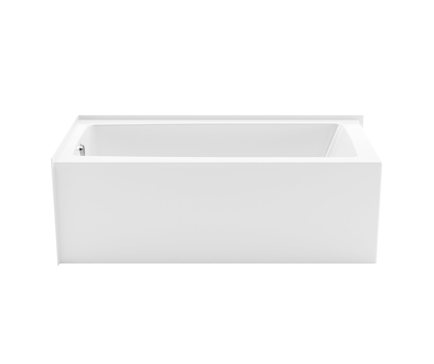 Mackenzie Corner 6032 AcrylX Corner Left-Hand Drain Bathtub in White - Plumbing Market