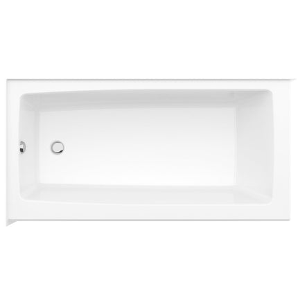Mackenzie Corner 6032 AcrylX Corner Left-Hand Drain Bathtub in White - Plumbing Market