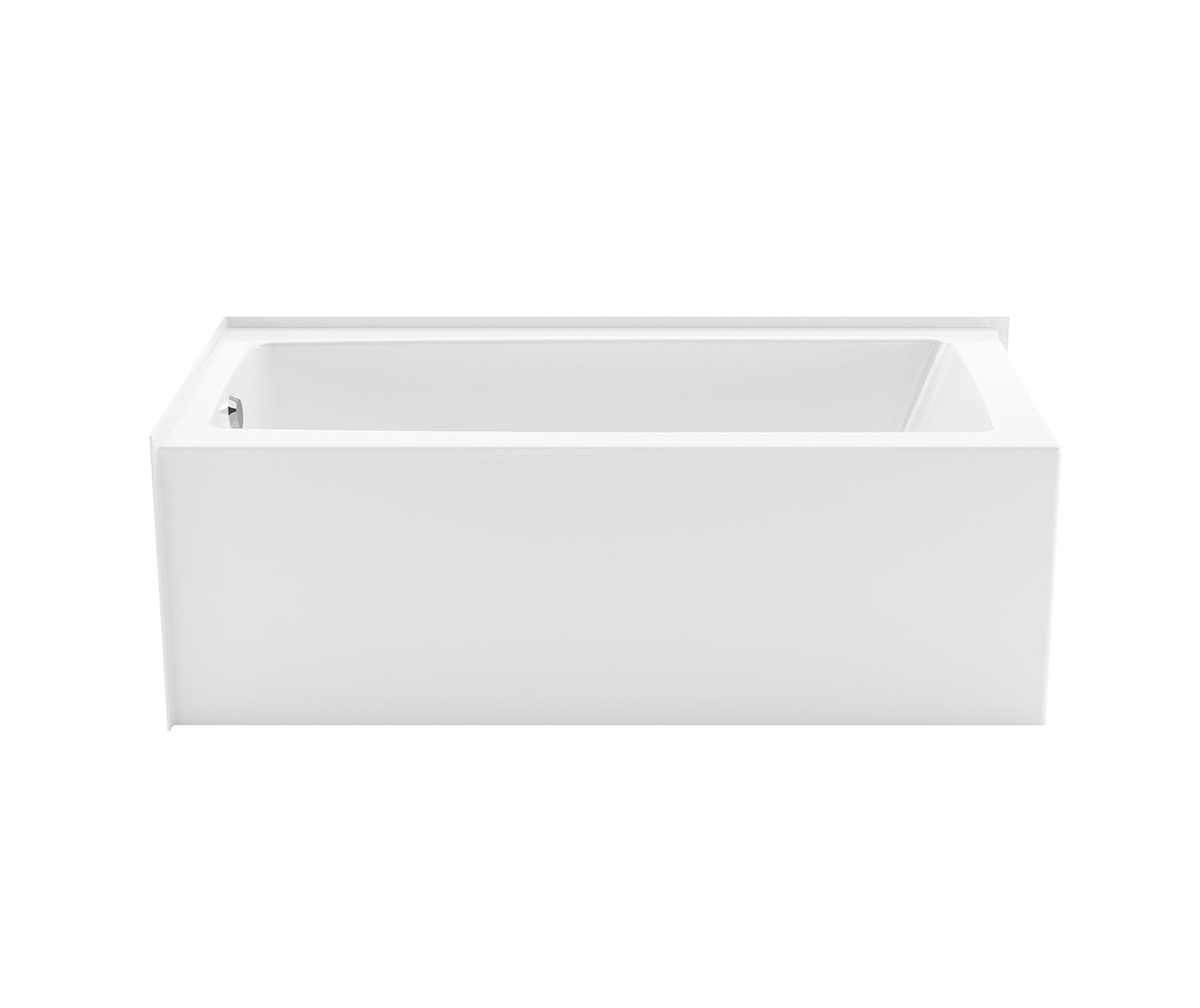 Mackenzie Corner 6032 AFR AcrylX Corner Left-Hand Drain Bathtub in White - Plumbing Market